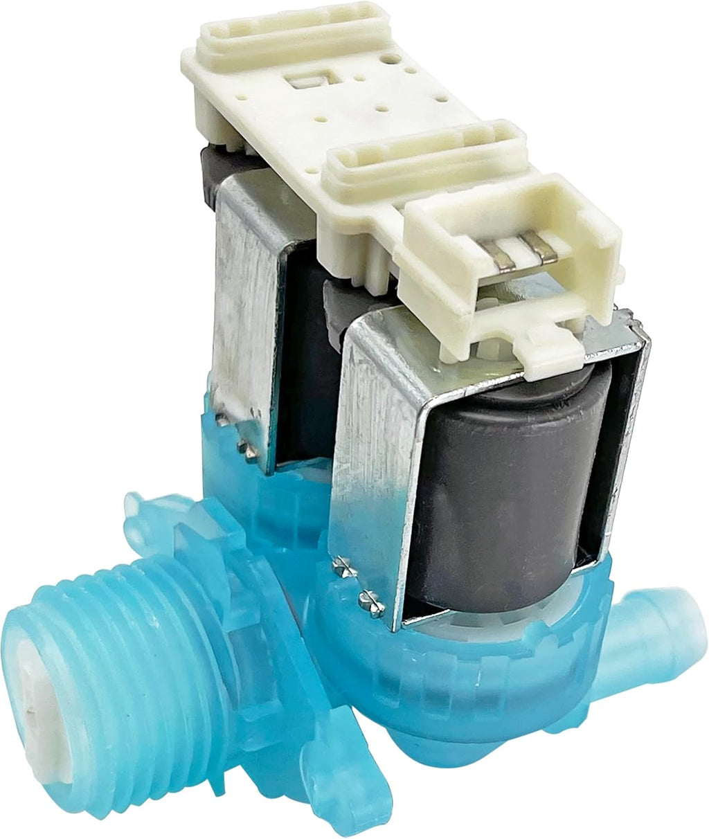 Washer Water Inlet Valve Replacement for Whirlpool WFW5620HWO 8TWFC6810LWO WFW6620HC3 WFW560CHWO WFW560CHW1 WFW6620HCO WFW6620HC2 WFW6620HWO WFW6620HW1 WFW6620HW2 WFW8620HC1 WFW8620HW1 WFW8620HW2