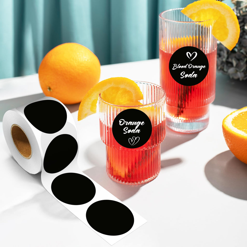 2 Inch Round Adhesive Color-Code Dot Stickers,4Rolls/2000 per Rolls dots Label Dispenser Box, Circle Stickers Label
