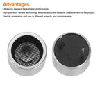 MECCANIXITY 8Pcs Ultrasonic Module 4 Transmitters + 4 Receivers Silver