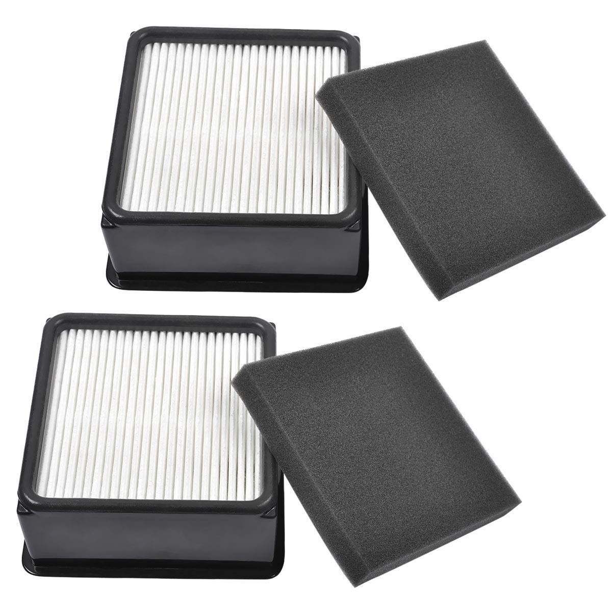 KEEPOW 2 Set F66 HEPA and Foam Filter for Dirt Devil