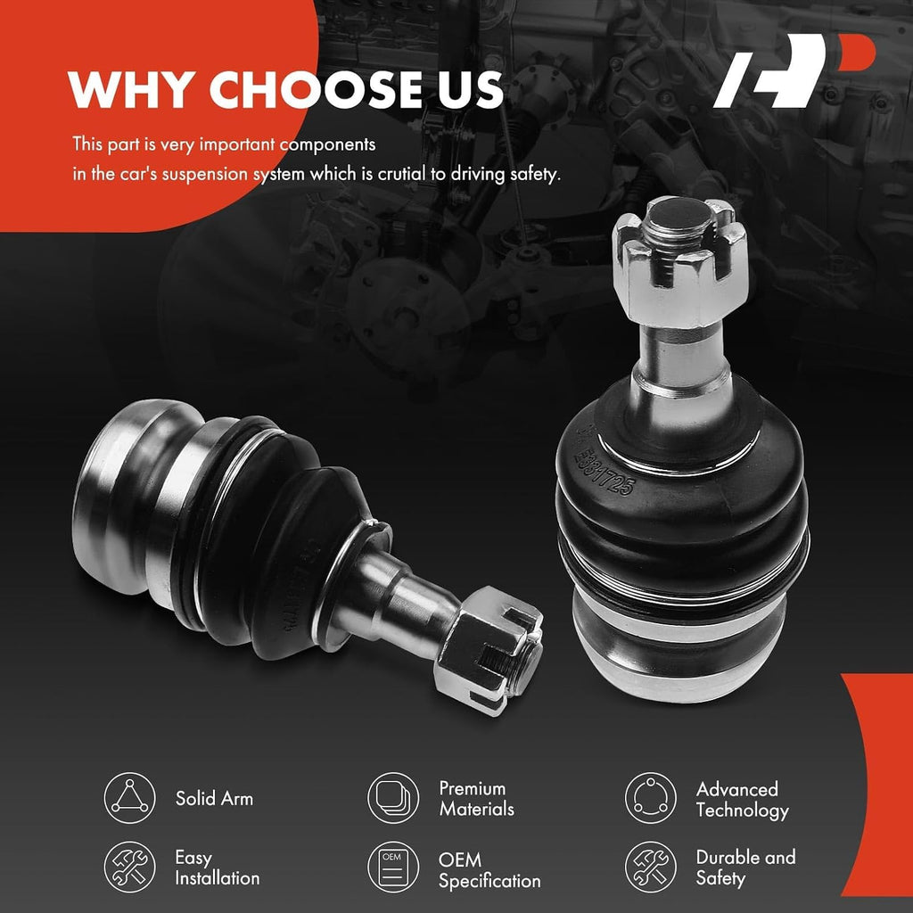 A-Premium 2-Pack Front Lower Ball Joint, Compatible with Subaru, Saab