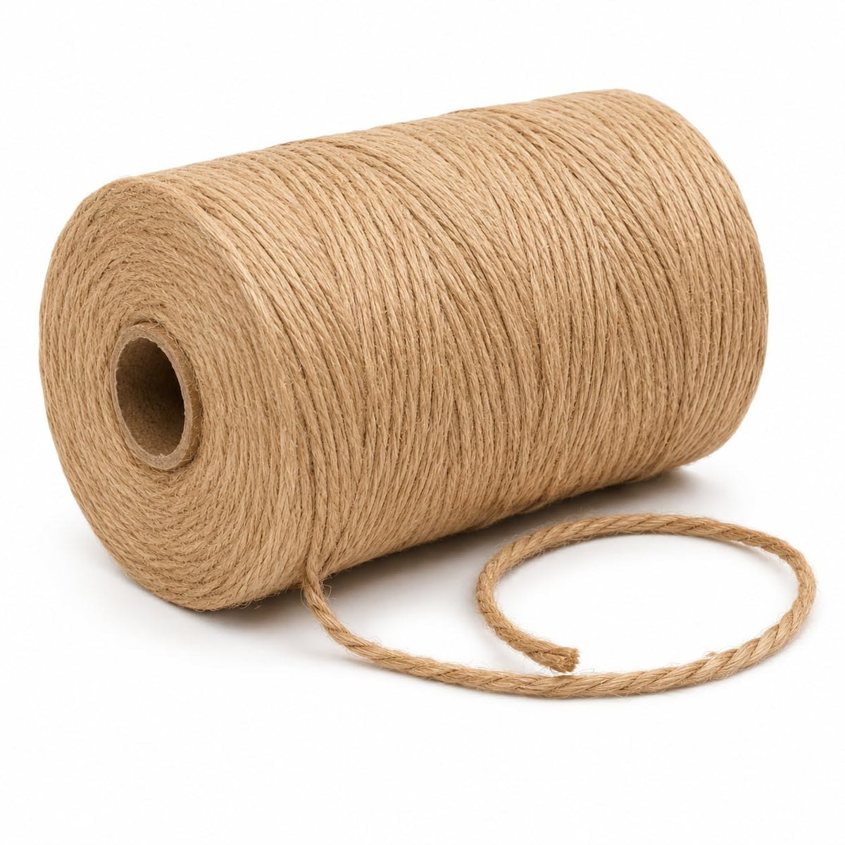 2mm 164FT, 600FT, 1200FT, 1800FT Natural Jute Twine String, 3 Pack of 600FT