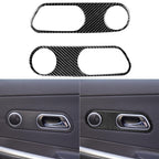 GDFJGD Inner Door Handle Pull Trim for Chrysler Crossfire 2003-2008 Black