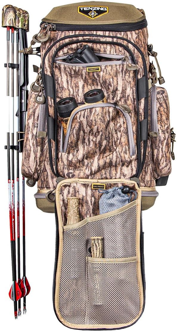 Hangtime Day Pack for Tree Stand Hunting, H2O Compatible EVA-Molded Durable Hunting Backpack with 7 Compartments & 15