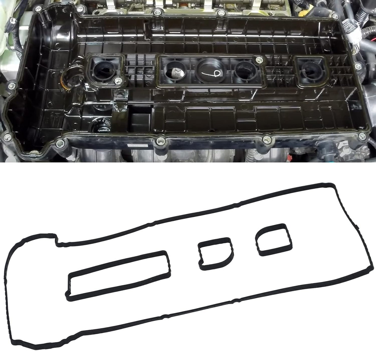 Engine Valve Cover Gasket Compatible with Ford Mazda Mercury Vehicle
