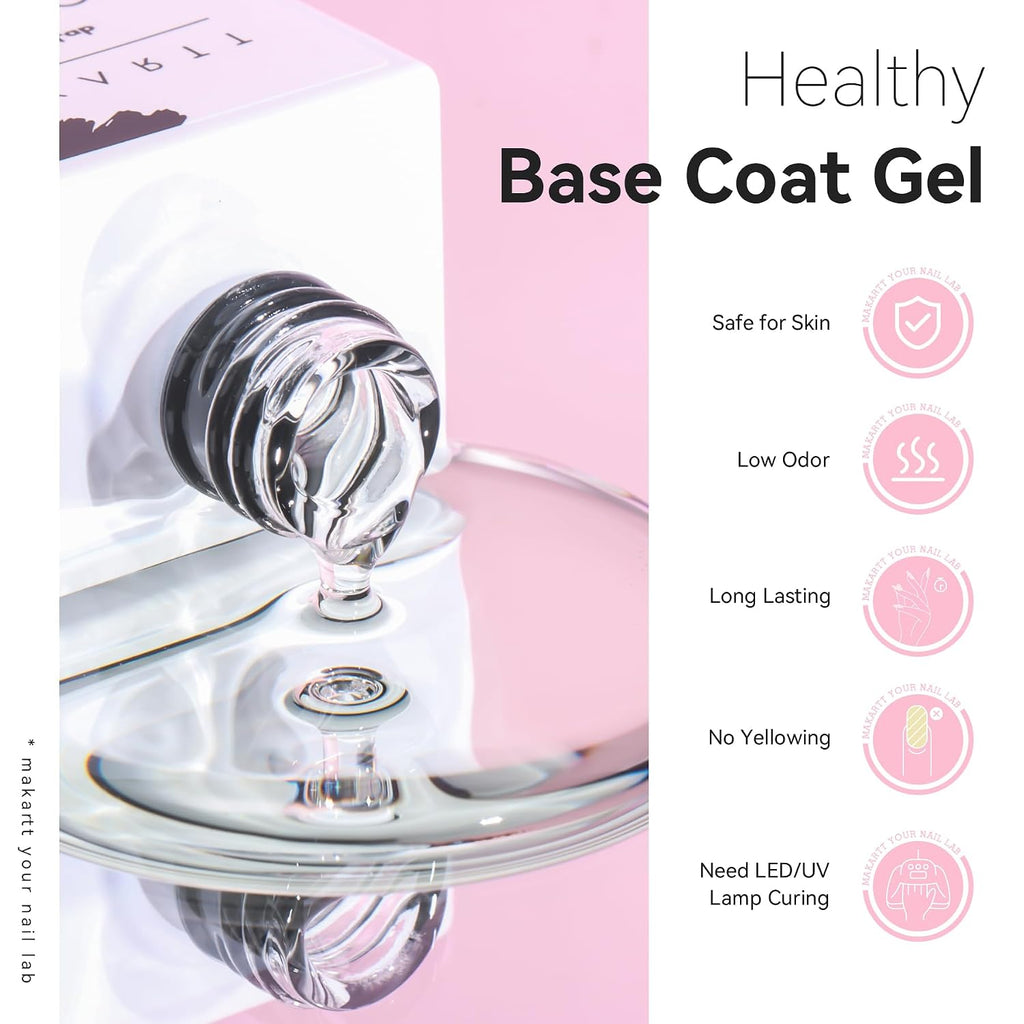 Base Coat Nail Polish 15ml Extra Strong Gel Base Coat & Nail Glue | Long-Lasting Nail Glue for Small Nail Charms