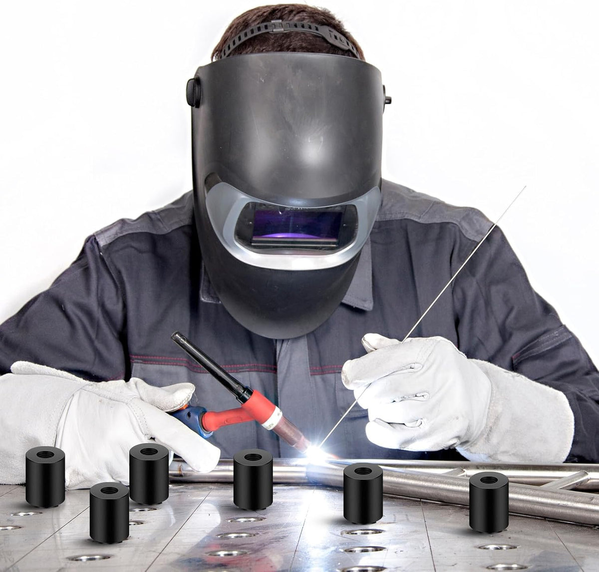 10 Pcs 5/8" x 1" x 1.5" Welding Table Fixture Pins Locating Clamps