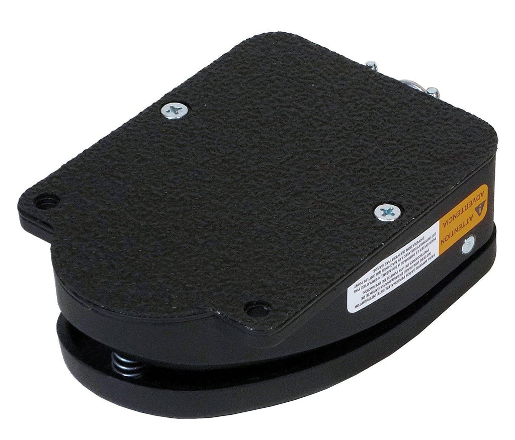 F222 Foot Switch, Momentary Action, Two Switch, Two Stage, 15 Amp, Die-Cast, Electrical, Single Pedal, Cross