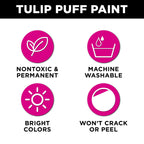 Puff Paint, Dimensional Fabric Paint, 0.75 oz, 10 Pack