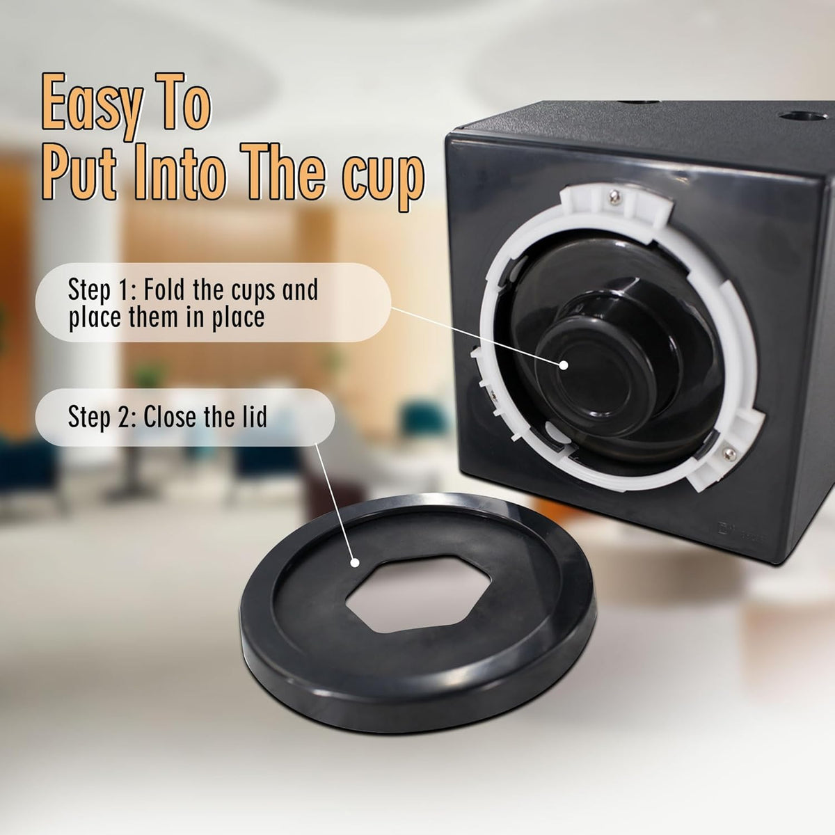CMI Commercial Cup Holder,Beverage Dispenser,Cup Dispenser Countertop Cup Organizer,Coffee Cup Dispenser