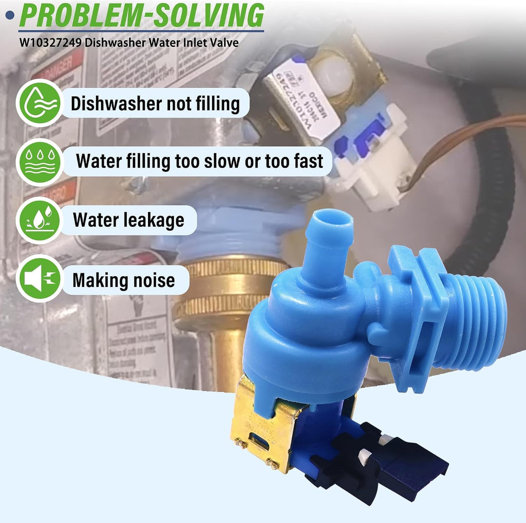 W11175771 W10327249 Dishwasher Water Inlet Valve Fit for Whirl-pool