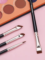 4Pcs Eyeliner Eyebrow Brush Set, Ultra Thin Precision Tool