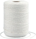 White Cotton String 2mm, 656 Feet 12Ply Natural Cotton Bakers Twine