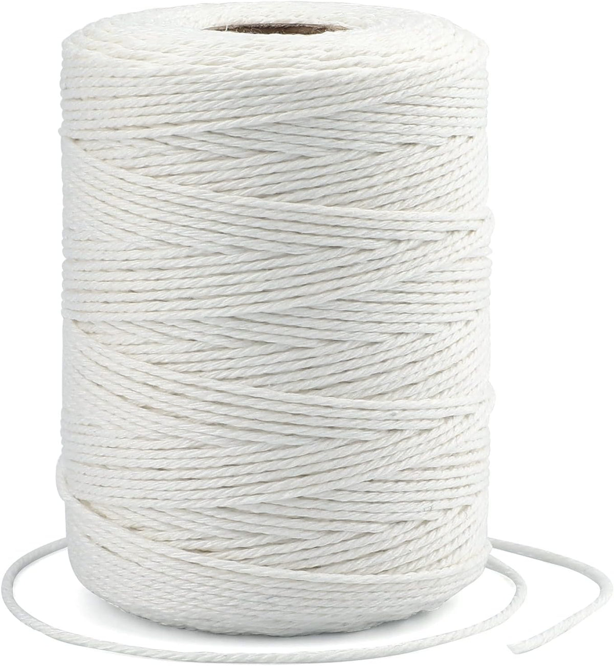 White Cotton String 2mm, 656 Feet 12Ply Natural Cotton Bakers Twine
