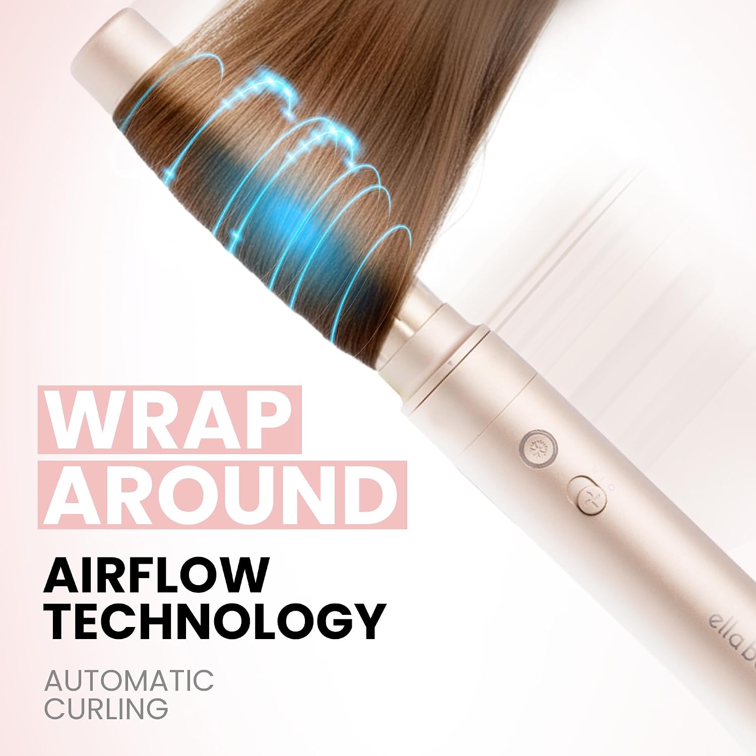 6 in 1 Professional Hot Air Styler • Powerful Hair Dryer & Straightener Set • Styling Without Heat Damage • Fast