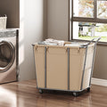 Laundry Sorter, 313L Large Laundry Basket, Rolling Hamper, Minimalist Laundry Organizer on Wheels