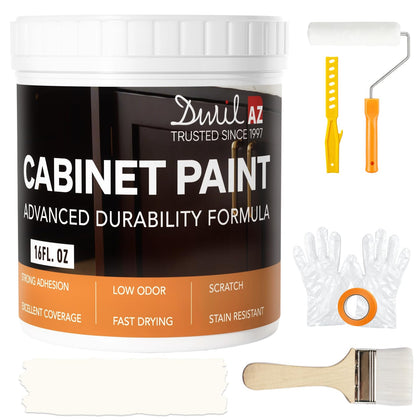 Cabinet Paint, Water Based Kitchen Cabinet Paint, Furniture Paint, Wood Paint, Low Odor, Fast Drying, Semi-Gloss