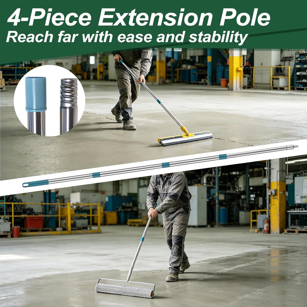 Complete Self Leveling Cement Tool Kit，Floor Leveling Tools for Epoxy & Concrete Coating (5)