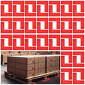 50 Pack 5s Location Marking Corner, 6 x 6 x 2 Inch L Shaped Floor Marking Stickers Graphical Organization Marker for