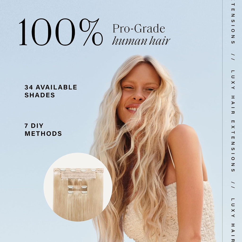Seamless Clip-In Hair Extensions Medium Natural Brown (3N) | 20 Inches,180 Grams,Multi-Dimensional Color for Natural