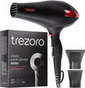 Professional Hair Dryer, Ionic Ceramic Tourmaline Technology, 2000W Fast Quiet Drying, with Narrow & Wide