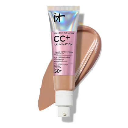 CC+ Cream Illumination Radiant Foundation with SPF 50+ | Full Coverage Color Correcting Foundation for Normal/Dry +