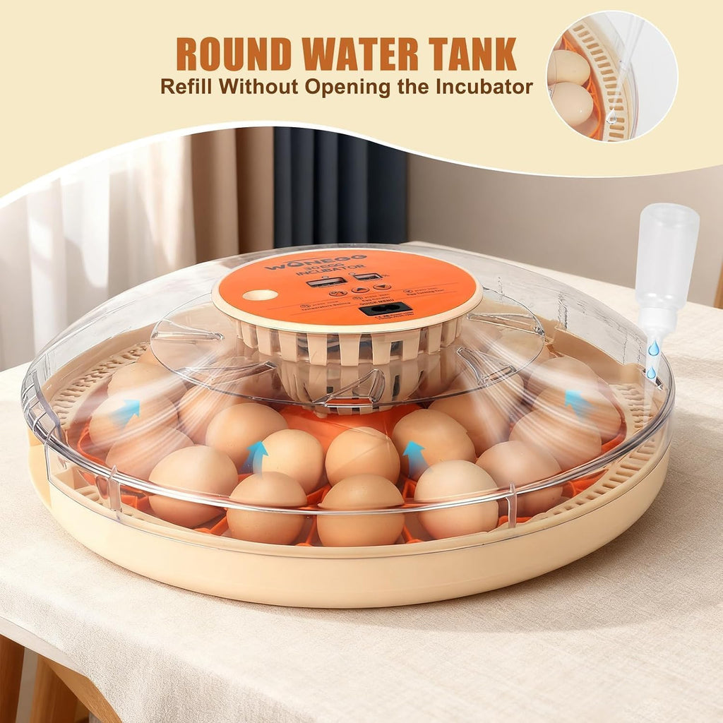 Serie II - 30 Egg Incubator for Experienced Hands-On Hatchers, Auto Egg Turn, Manual Humidity Control (Water Fill)