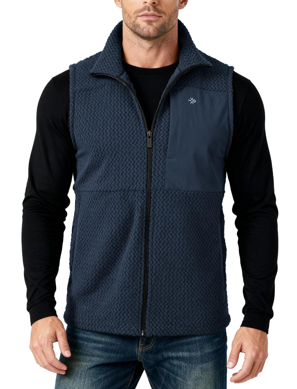 Mens Fleece Vests Casual