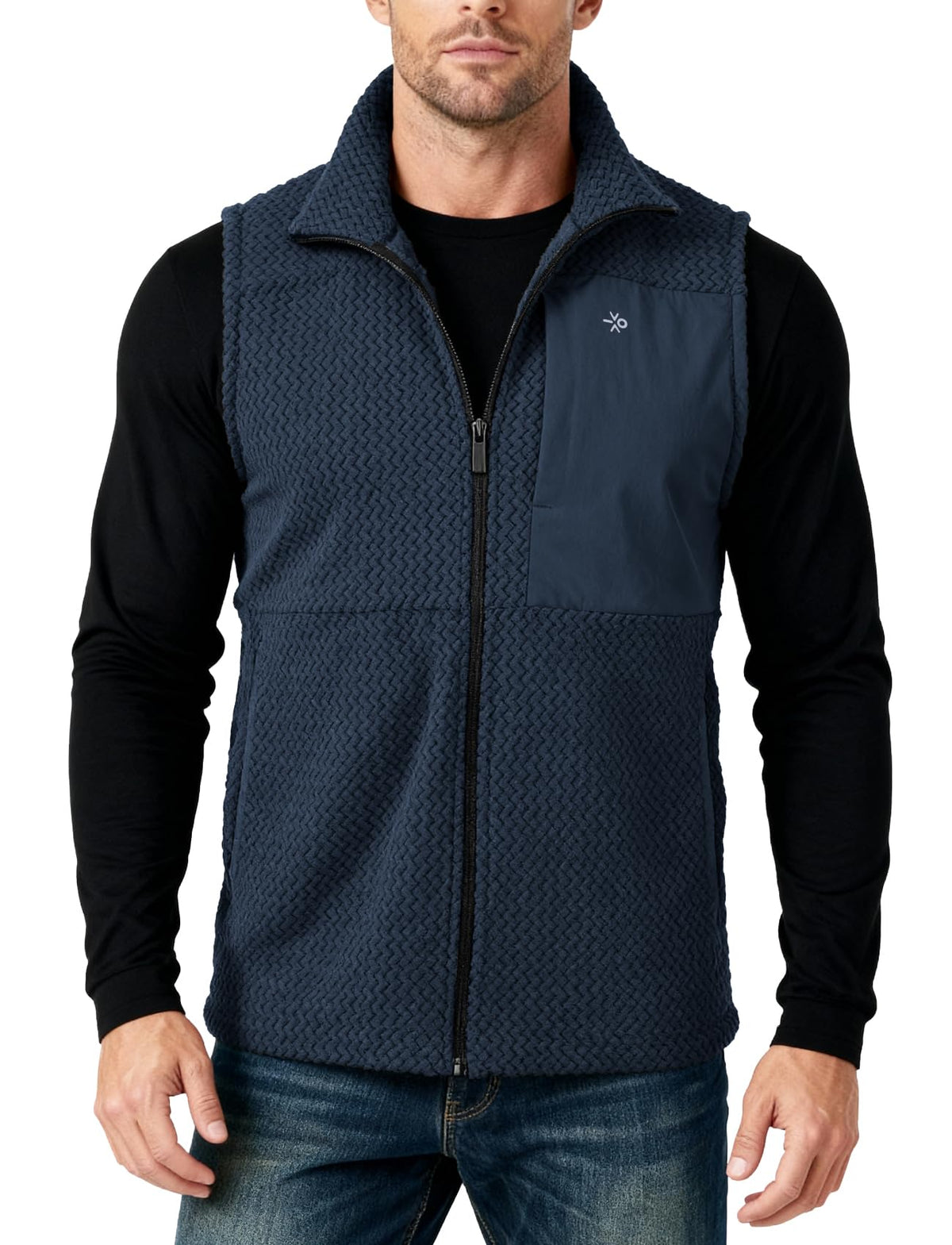 Mens Fleece Vests Casual
