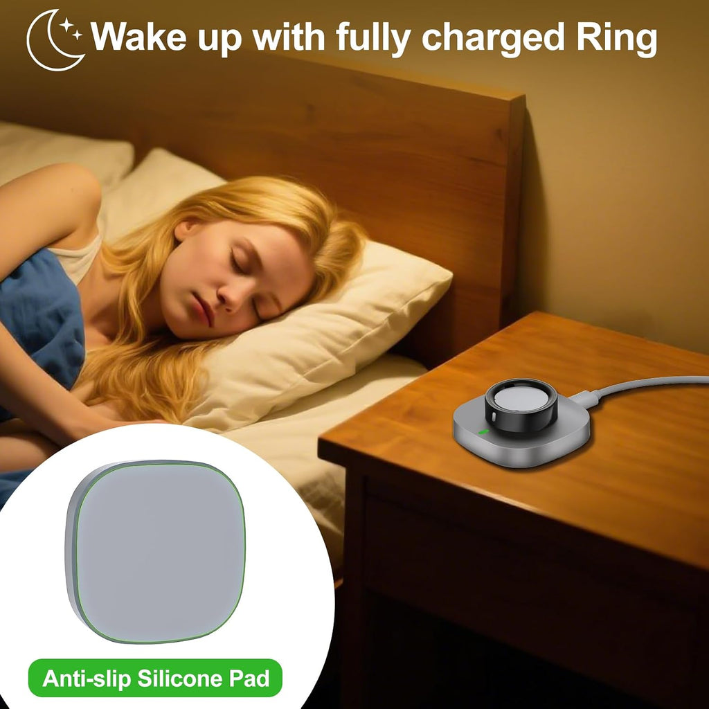 Compatible with Aura-Ring Gen 4 Charger Size 15, Safe & Fast Charging Dock