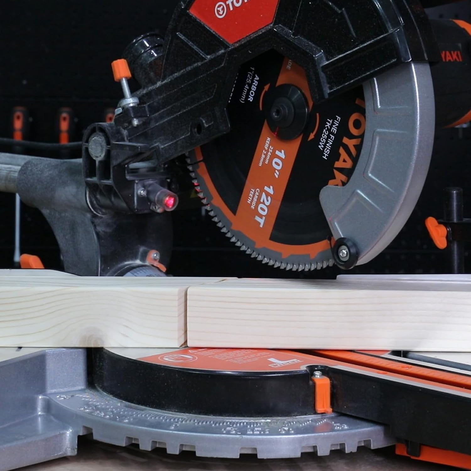 10-Inch Miter Saw Blade, 120-Tooth Fine-Finish Professional Woodworking Saw Blade for Miter Saws Table Saws and