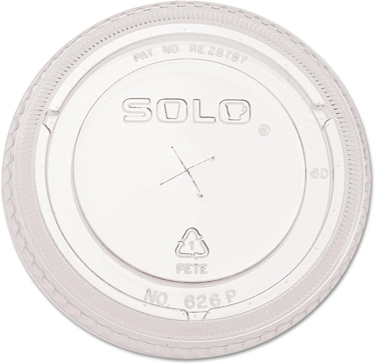 Cup Company - Ultra Clear Flat Cold Cup Lids f/16-24 oz Cups, PET, 100/Pack