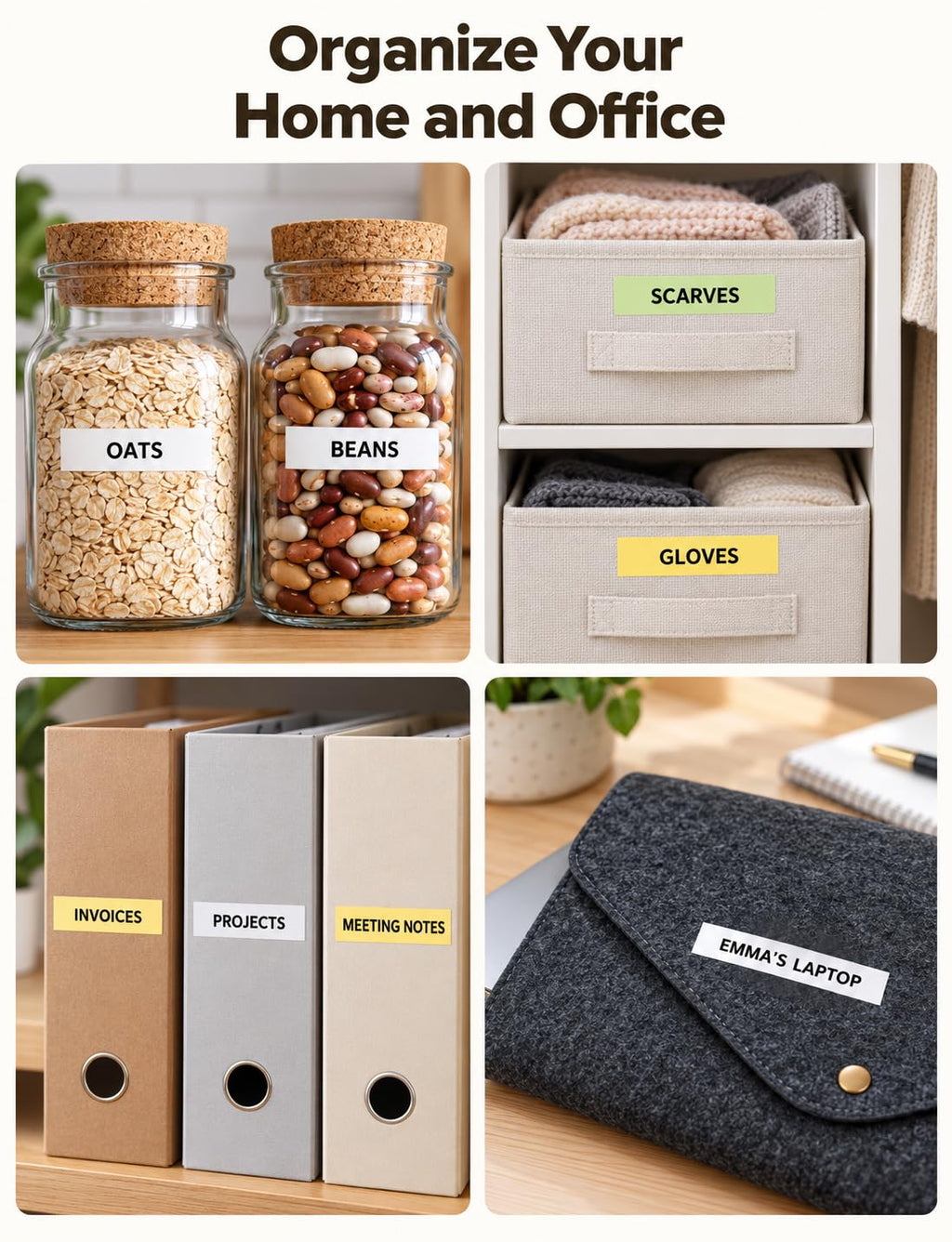 L1-C Bluetooth Label Maker with Tape Mini Rechargeable Label Printer
