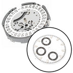 29.5MM Watch Dial Date Accessory Compatible with VK63 Quartz Watch Movement, White