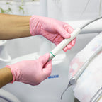Disposable Pink Nitrile Gloves [100 Count] Small
