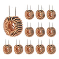 MECCANIXITY 12pcs Toroid Core Inductor 100uH 9A Magnetic Coil 0.79"OD