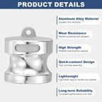 Kozelo Type DP 1-1/4" Aluminum Dust Plug Cam Lock Hose Fitting