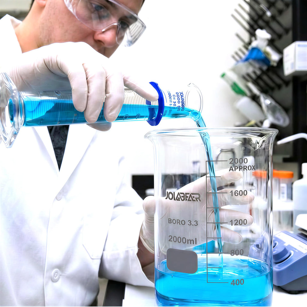 2000mL/2L Graduated Lab Glass Beaker