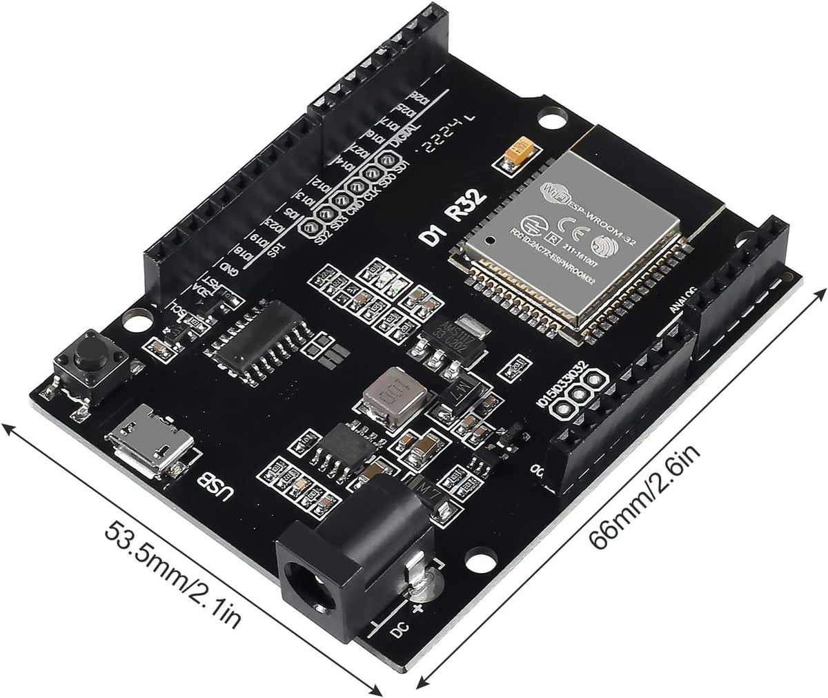 3pcs ESP32 for Wemos D1 Mini D1 R32 ESP-32 CH340G WiFi Wireless Bluetooth Development Board 4MB Flash with Micro USB