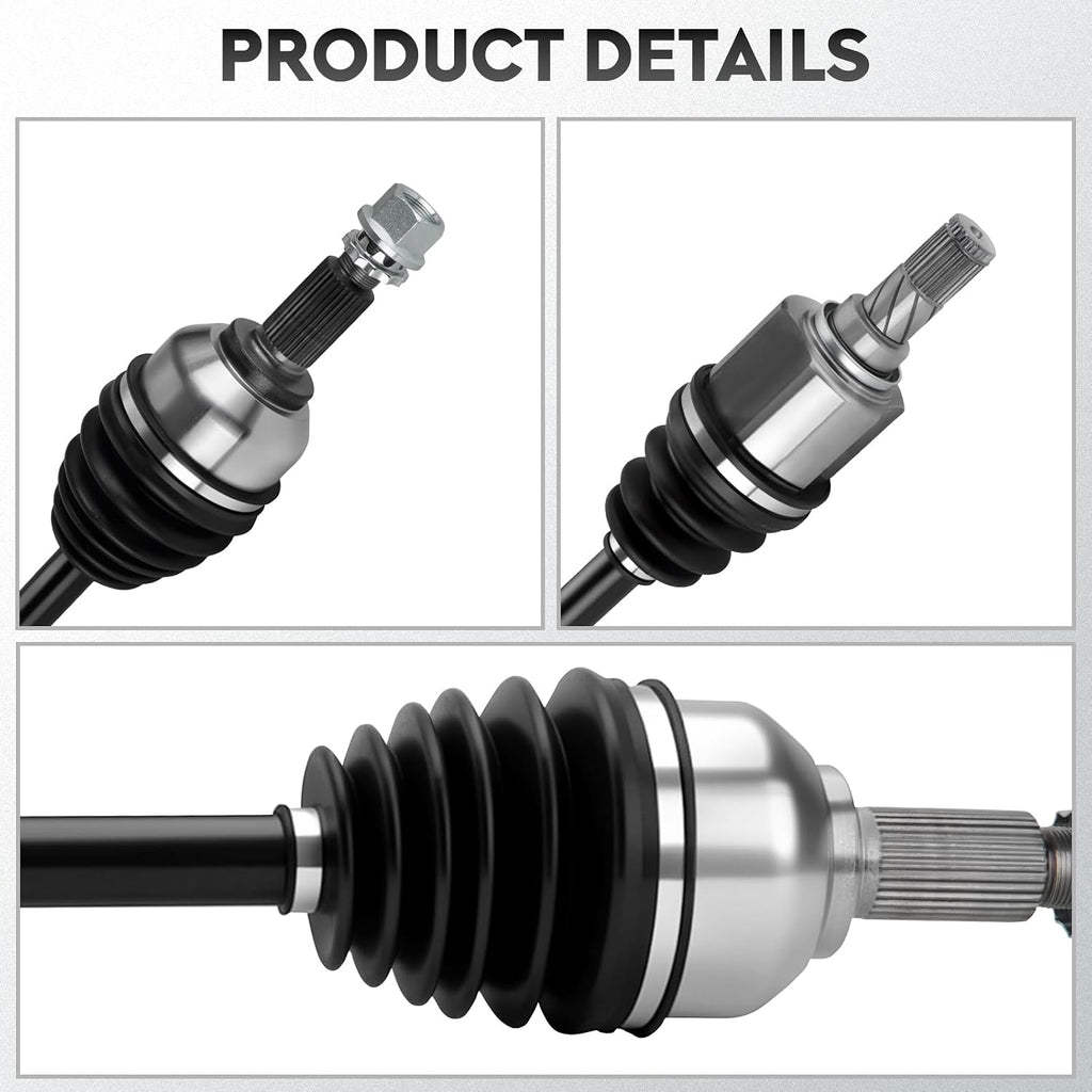 ILONPA NEW Left & Right Front CV Axle Shaft Assembly 2PCs CV Joint