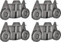 4-Pack W10195416 Dishwasher Wheels Replacement for Kitchen-Aid Whirlpool Maytag Kenmore JennAir Amana, Ultra Durable Lower Dishrack Wheels, Replace Part Number 4245021 PS11722152 W10195416V