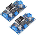 2pcs LM2596S LM2596 DC-DC Buck Converter Adjustable Step-Down Voltage Regulator Power Module 36V 24V 12V to 5V 2A Voltage Stabilizer with LED Display