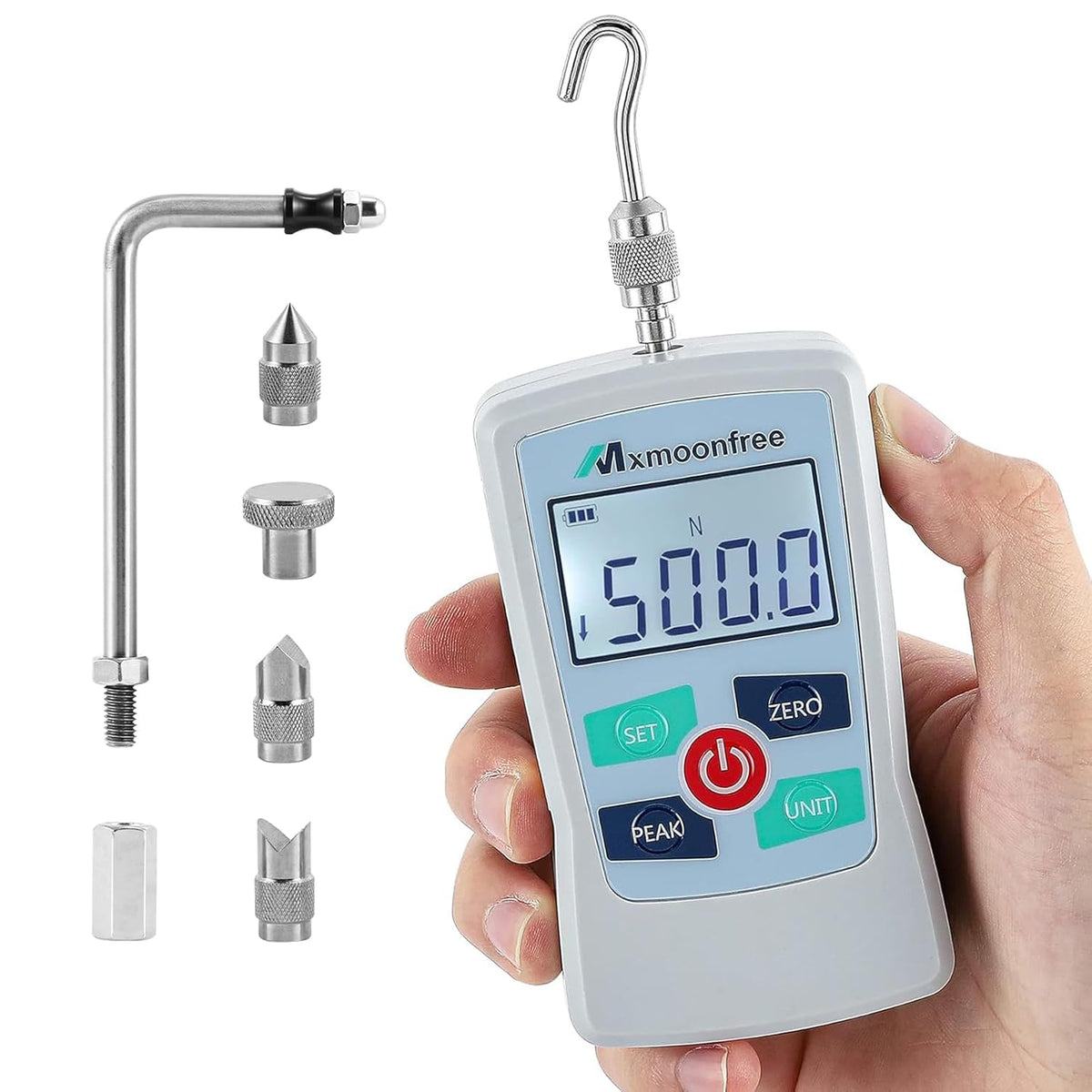 500N Digital Force Gauge Push Pull Tester Portable with Case