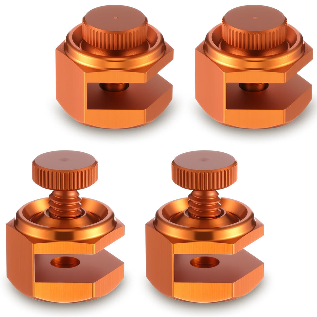 Ceoighe 4 Pack Stair Gauge Set, Layout Tool for Framing Square, Orange