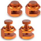 Ceoighe 4 Pack Stair Gauge Set, Layout Tool for Framing Square, Orange