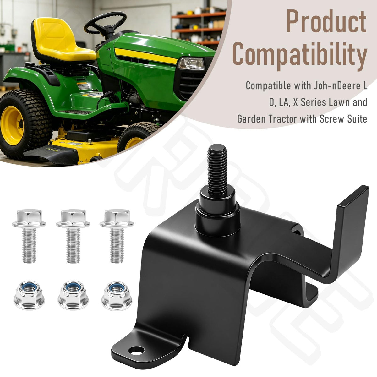 Replacement GY20718 Mower Deck Idler Bracket Repair Kit for JohnDe-ere