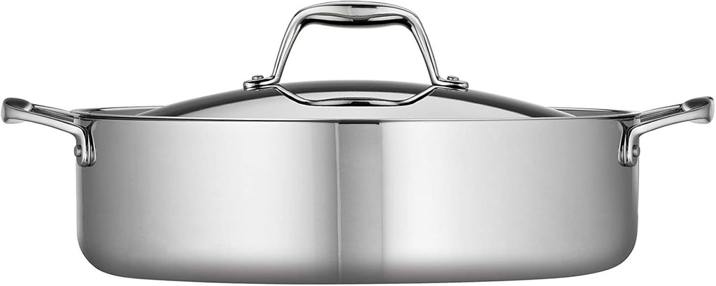 Signature Tri-Ply Clad Stainless Steel 6-Quart Braiser Pan