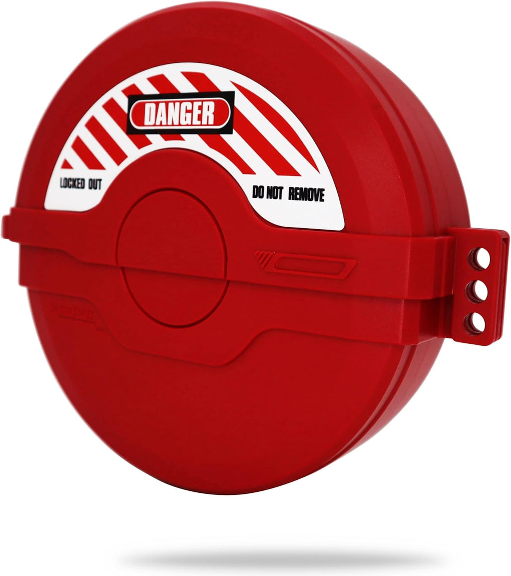 TRADESAFE Gate Valve Lockout Fits 5 inch to 6-1/2 inch Diameter Handles