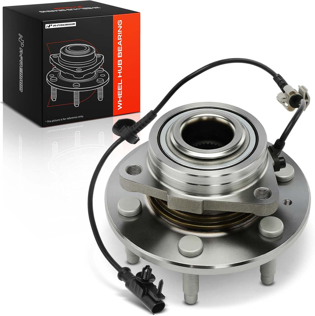 A-Premium 4WD Front Wheel Bearing Hub Assembly for 2007-2014 Chevy Tahoe