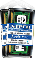 16GB Kit (2x8GB) DDR3 1066MHz / 1067MHz PC3-8500 SODIMM RAM for Apple MacBook (13 inch, Mid 2010), MacBook Pro (13